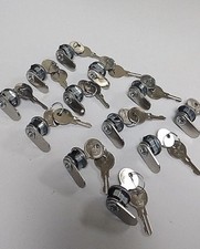 Cabinet and Cupboard Quarter Turn Security Latch Lock w/ 2 Keys (LOT of 12)