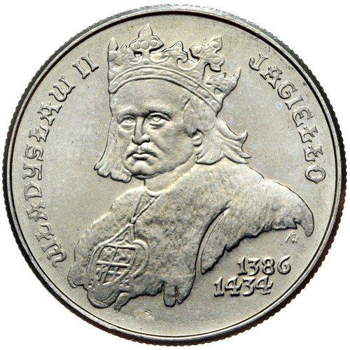 Gedenkmünze Polen - 500 Zlotych 1989 - WLADYSLAW II JAGIELLO - Stempelglanz UNC - 第 1/2 張圖片