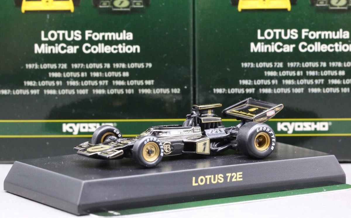 Kyosho 1/64 Lotus Classic Team Formula Collection 72E F1 No