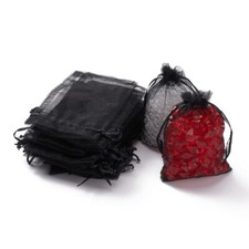 about 100pcs Organza Gift Bags with Drawstring Wedding Party Christmas