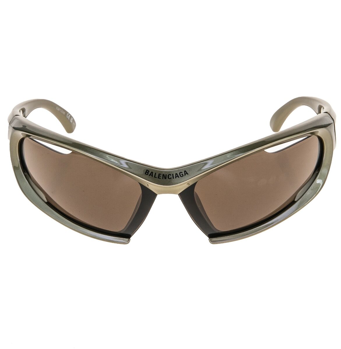 BALENCIAGA DYNAMO 0318 Gold Brown 004 Fashion Demna Mask BALENCIAGA DYNAMO 0318 Gold Brown 004 Fashion Demna Mask