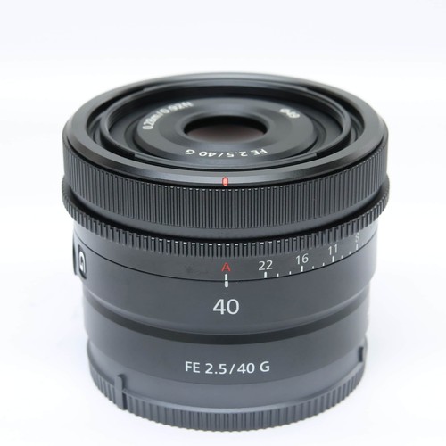 SONY FE 40mm F/2.5G SEL40F25G (for SONY E mount) -Near Mint- #362