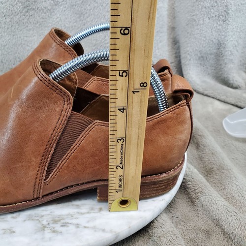 Sofft Shoes Womens Size 9 Naisbury Brown Leather Slip-On Ankle Boots - Picture 4 of 9
