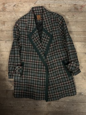 Steinbock Woman Wool Coat Made in Tyrol Austria Rare Vintage Uk 12 USA 8