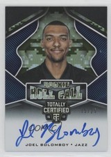 2016 Panini Totally Certified Rookie Roll Call Camo 15/25 Joel Bolomboy Auto 5l1