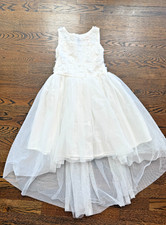 Girl's White Semi-formal party dress - Cat  Jack Size 7/8