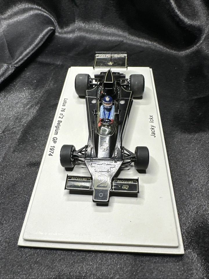 Spark 1/43 1974 Lotus 76 Belgium Grand Prix 1974 Jacky Ickx Boxed USA - Image 2 of 4