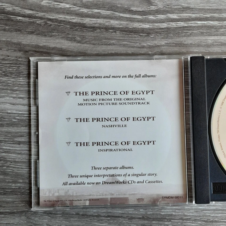 Prince of Egypt CD 1998 Collector's Edition Soundtrack DreamWorks Foto 3 de 4
