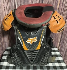 Fox Racing Chest Guard Roost Deflector Chest Protector W Neck Youth MX ATV