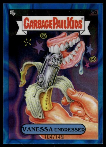 2024 Topps Garbage Pail Kids Cromo 7 VANESSA UNDRESSER AZUL LAVA 104/149 #AN-5a - Imagen 1 de 2