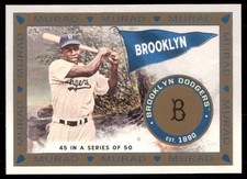 2021 Topps Allen & Ginter T51 MURAD Reimagined Jackie Robinson Brooklyn Dodgers