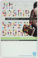 Jim Boggia 11x17 Tour Blank for Safe in Sound from Bluhammock Music, 2005