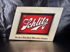 Vintage Schlitz Glittery Motion Lighted Beer Sign