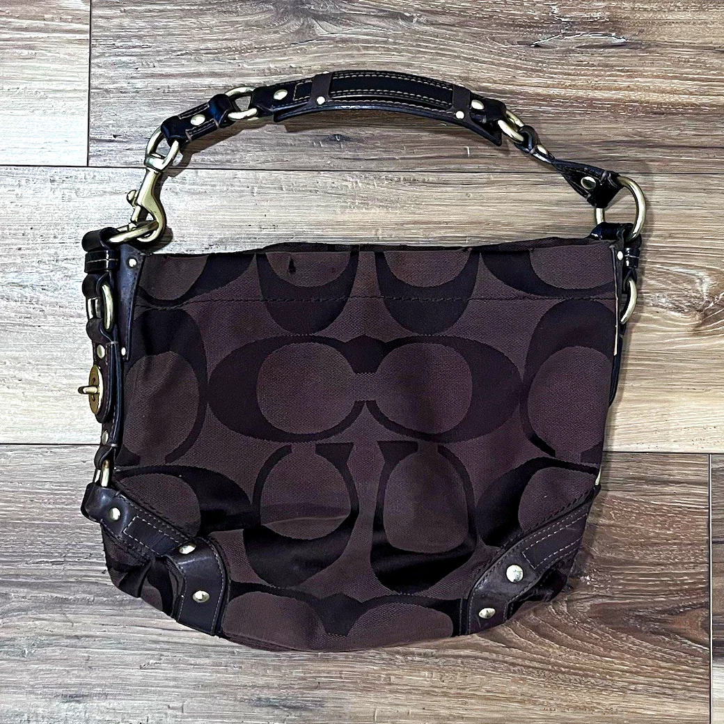 Coach Hobo Handbags & Bags Canvas Exterior for Women for sale | eBay