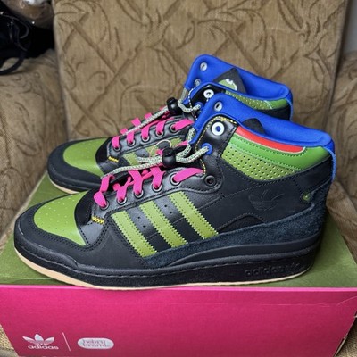 Size 10 - adidas Forum Mid RT x Hebru Brantley Frogboy 2022