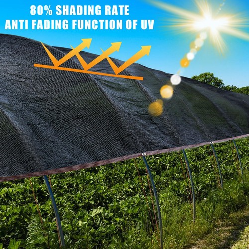 80% Shade Cloth, 10x 20 FT Durable Mesh Tarp with Grommets,Shade Cover for Ou... - Picture 4 of 8