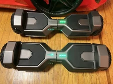2 Jetson Impact Extreme Terrain Hoverboard Cosmic Light-up Wheels Grey set of 2