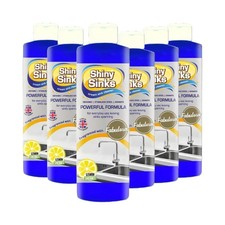 Shiny Sinks Lemon Sherbet Surface Cleaner Bottles 250ml Pack of 6 Royal mail