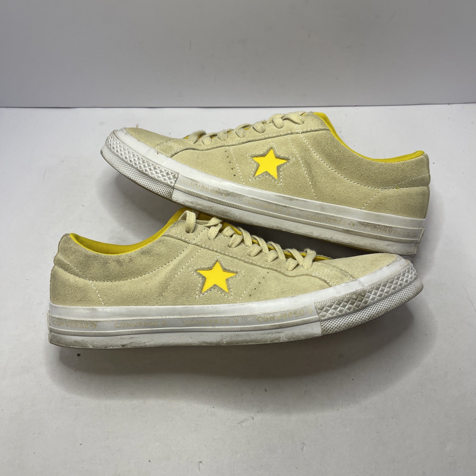 SAOLA Scarpe Unisex Converse One Star Pelle OX Vaniglia Solar 159814C Taglia 8 5 Uomo