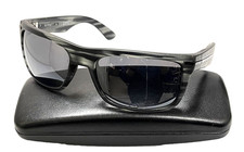 KAENON BURNET 0421 Clearly Better Gray Plastic Square Sunglasses Made in Italy
