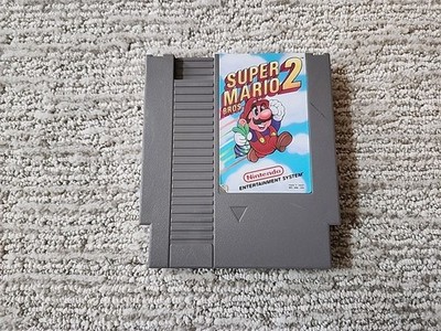 Super Mario Bros. 2 (Nintendo NES, 1988) Cartridge Authentic Tested Ships TODAY