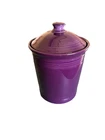 New ListingFiesta Large Purple Canister Fiestaware HLC 3 Quart 10 inch Made in USA