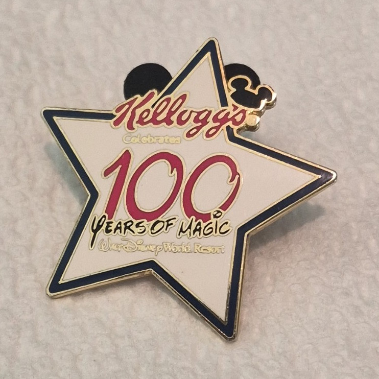 Disney 100 Years of Magic Mickey Mouse Pin Walt Disney World Resort 2003 #01