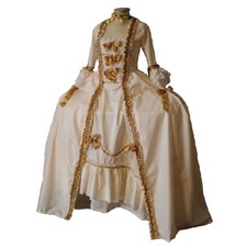French Royal Queen Marie Antoinette Cosplay Costume Ball Gowns 1770s Rococo hot