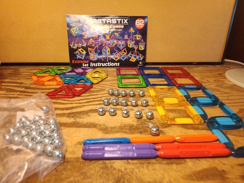 Cra-Z-Art Magtastix 71 Piece Extreme Combo Magnetic Set #61514 - Picture 1 of 9