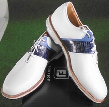 NIB FootJoy DryJoys Premiere Packard Mens Golf Shoe, White, 11.5 XW, 54269 Blems