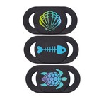  3 Pcs Webcam Camera Cover Barrier Plate Lens Phone Slide Protector