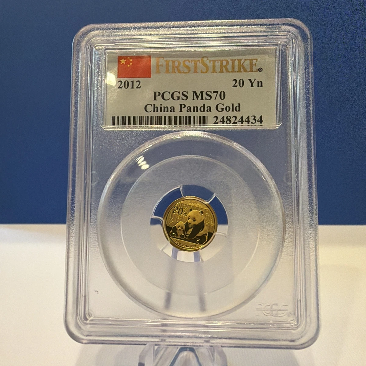 Chinese Panda MS 70 Grade PCGS Certified Gold Bullion Coins for
