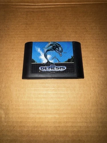 Ecco the Dolphin (Sega Genesis, 1992) Cartridge Only Minor Label Damage