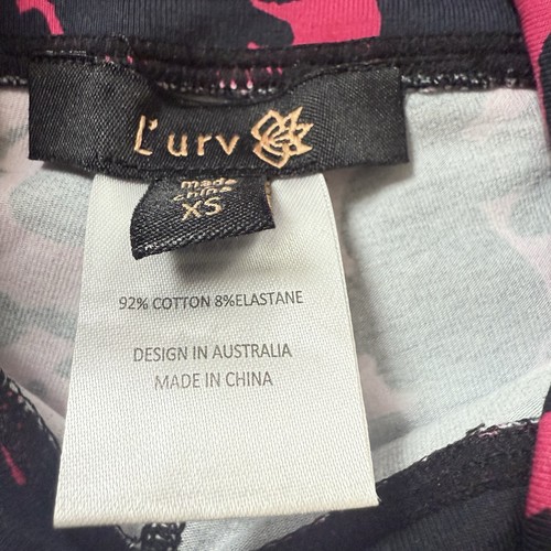 L'urv women's 7/8 leggings activewear pants Tortoise Dream hot pink Size XS NWT - Picture 8 of 10