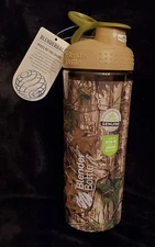 Official REAL TREE 24oz BLENDER BOTTLE CAMO BRAND NEW W/ Tag MIXES AS YOU SHAKE 
