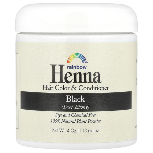Henna, Hair Color & Conditioner, Black, 4 oz (113 g)