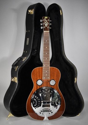 Regal RD-40S Square Neck Resonator Left-Handed | Natural Gloss Finish W/HSC