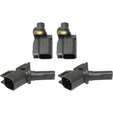 ABS Speed Sensors Set of 4 Front & Rear Left-and-Right Left Right for Mazda 5 3