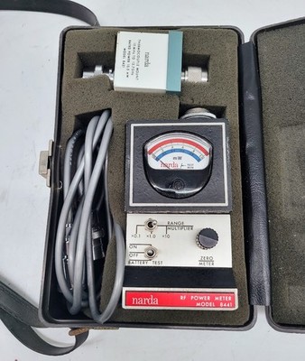 Narda Mini-Power Meter Model: 8401 & Rated Pwer 10.0 MW Model:8421