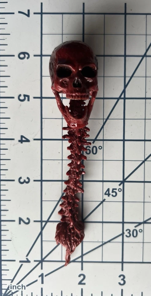 Original 1/6 For Hot Toys Predator Bloodly Skull Spine Bone Berserker Jaw Moves - Image 2 of 4