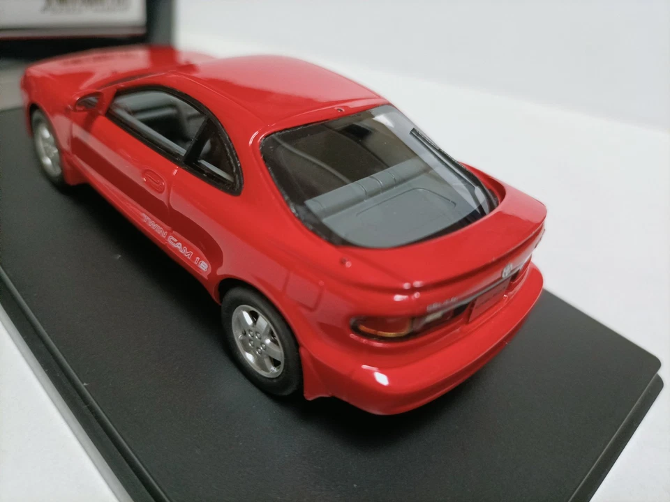 Toyota Celica GT-R 2000 1991 modelo cupé rojo Hi story 1:43 Foto 2 de 4
