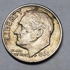 1964-D Roosevelt Dime - 90% Silver - **Free Shipping**