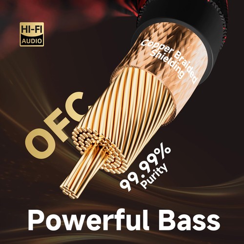 Hi-end Digital Coaxial Cable for Audiophile 75 Ohm SPDIF RCA to RCA Audio Cab... - Picture 2 of 8