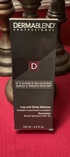 Dermablend Leg  Body Makeup Foundation SPF 25 Light Sand 25W Smudge Proof NIB