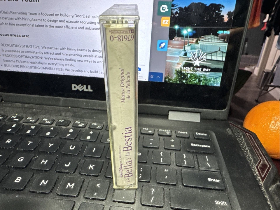 🔥RARE Casete La Bella La Bestia Disney 1991 Beauty & the Beast Musical Español Foto 3 de 3