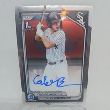 CALEB BONEMER - 2024 Bowman Draft - Chrome Prospect 1st Auto #CPA-CBO White Sox