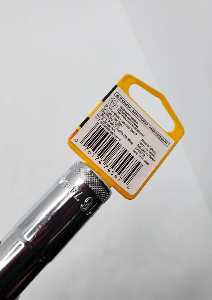 2pc DEWALT Deep Socket 1/2in Drive 12pt; 22mm DWMT74552OSP; 16mm DWMT745470SP - Image 4 of 4