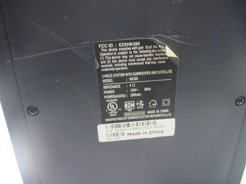 Harmon / Kardon Model HK395 SUBWOOFER Tested Works - Picture 5 of 6