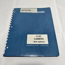 Tektronix C-5C Camera With Options Instruction Manual 070-2824-00