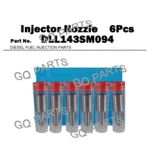 DLL143SM094 6x Fuel Injector Nozzle 105025-0940 for Komatsu SA6D140 6212-12-3200